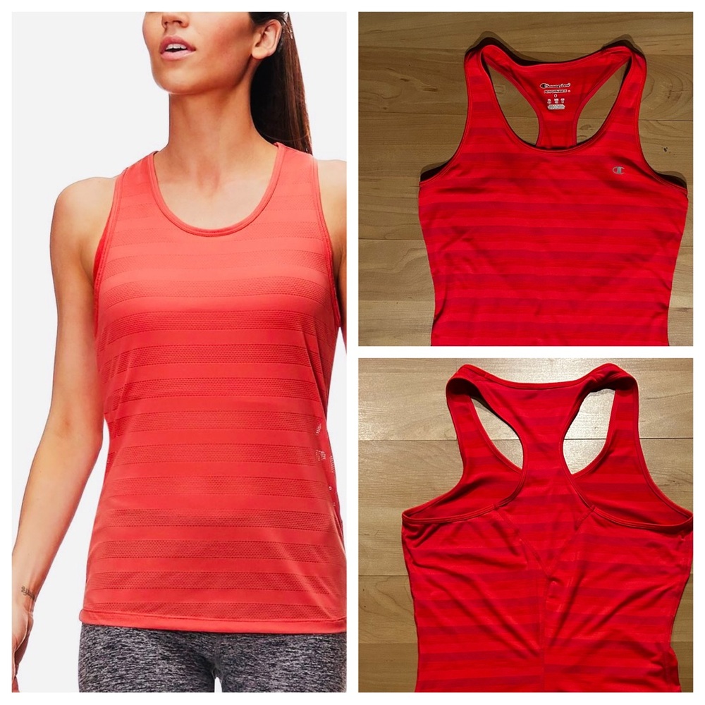 Champion Women's Vibrant Orange Racerback Tank Top